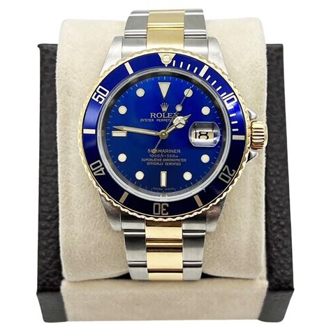 rolex 16613 band|Rolex 16613 blue for sale.